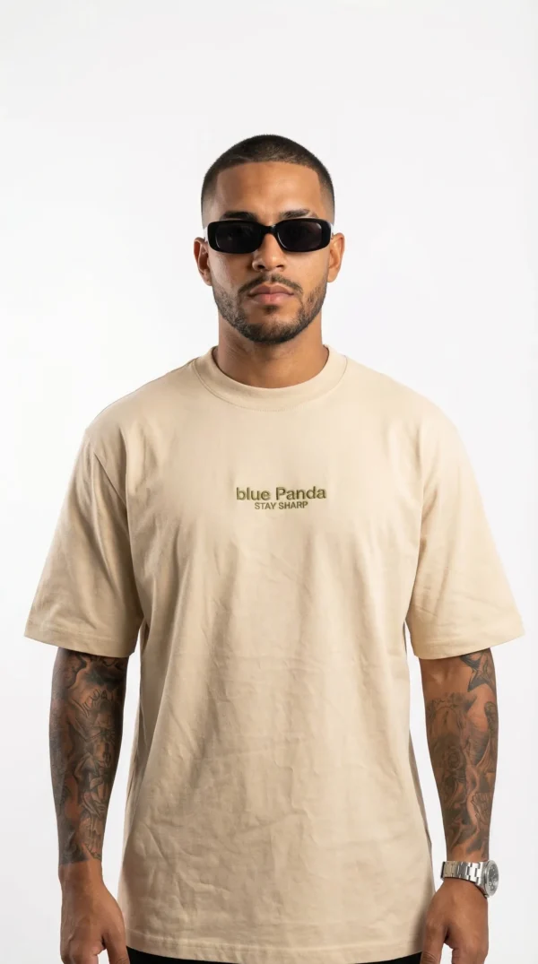 camiseta color nude camiseta regular fit - NUDE