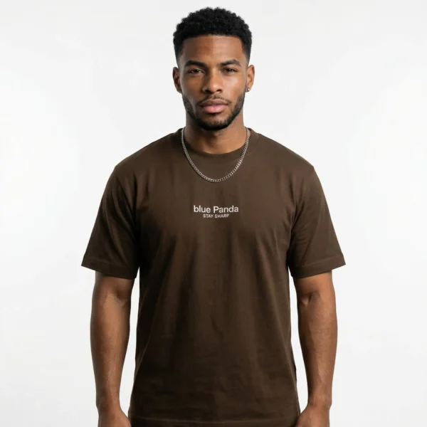 Camiseta regular fit - Cafe