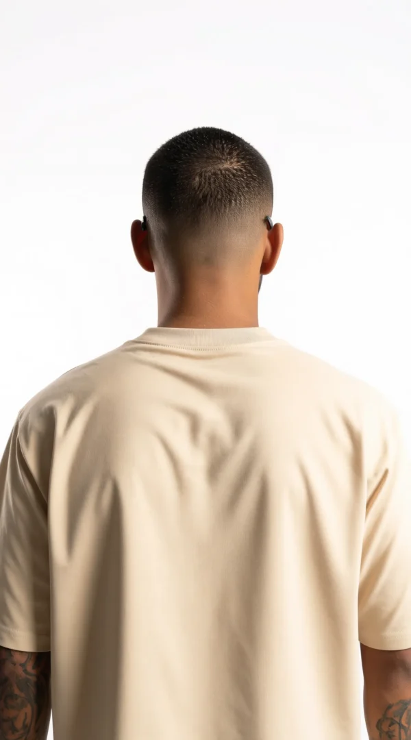 camiseta color nude camiseta regular fit - NUDE